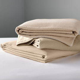 Mosaic Ecru Coloured Spa Lounger Towel