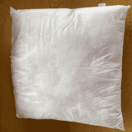 Cushion Inserts: Polypropylene Cover & 100% Polyester Filling
