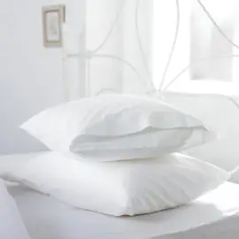 V130 100% Cotton White Pillowcase - Bag Style