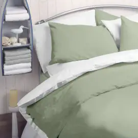 V144 Plain Coloured Polycotton Duvet Cover 