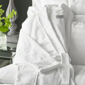 V400 GSM 100% Cotton Velour Large Bathrobe