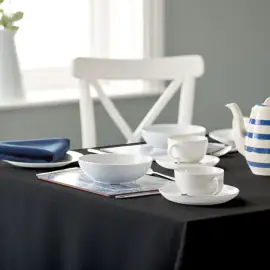 VE Polyester Plain Bistro Coloured Tablecloth 