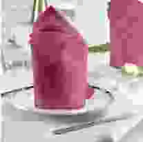 V Polyester Ivy Leaf Coloured Napkin