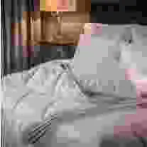 V Flame Retardant 100% Polyester Quilted Cluster Fibre Single Size Duvet