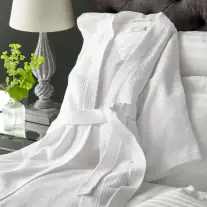 260 GSM 100% Cotton Diamond Weave Large Bathrobe