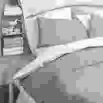 144 thread count plain sage green coloured polycotton duvet cover