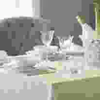 V Polyester Ivy Leaf Design Coloured Tablecloth