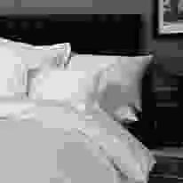 VV300 100% Cotton Sateen Plain Flat Sheet