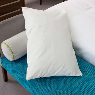 Waterproof pillows with flame retardant protection Waterproof pillows with flame retardant protection